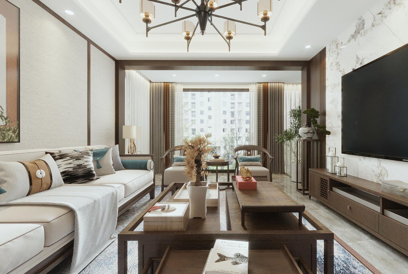 成都裝飾公司菡萏裝飾融創觀璽臺裝修案例