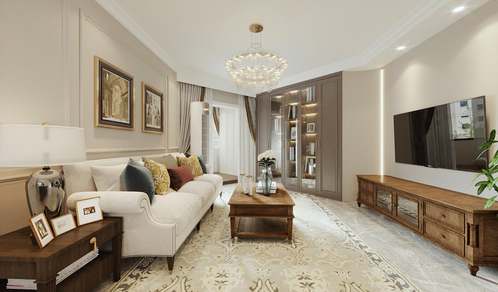 成都裝飾公司菡萏裝飾中德英倫聯邦裝修案例