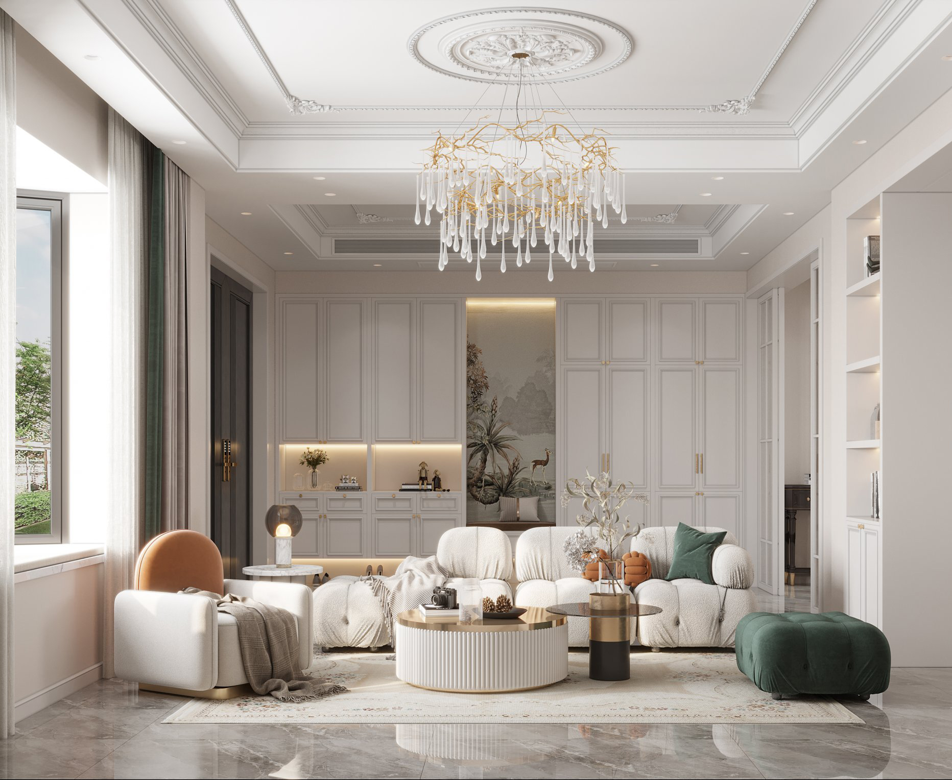 成都裝飾公司菡萏裝飾千禧河畔D區裝修案例